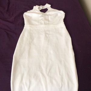 White party banddo dress